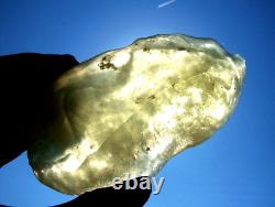 Libyan Desert Glass Meteorite Tektite impact specimen(1710 crt)PreHistoric Tool