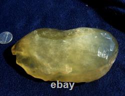 Libyan Desert Glass Meteorite Tektite impact specimen(1710 crt)PreHistoric Tool