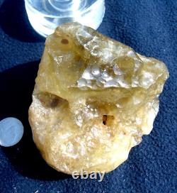 Libyan Desert Glass Meteorite Tektite impact specimen(1870 ct)Big Natural Hole