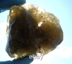 Libyan Desert Glass Meteorite Tektite impact specimen(1870 ct)Big Natural Hole