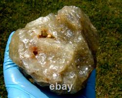 Libyan Desert Glass Meteorite Tektite impact specimen(1870 ct)Big Natural Hole