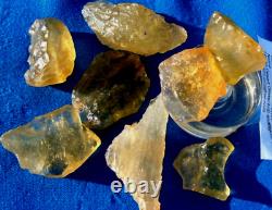 Libyan Desert Glass Meteorite Tektite impact specimen(2000 ct)Medium Gem Lot#40