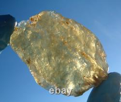 Libyan Desert Glass Meteorite Tektite impact specimen(2000 ct)Medium Gem Lot#40