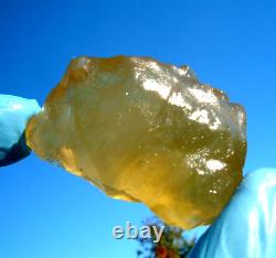 Libyan Desert Glass Meteorite Tektite impact specimen(2000 ct)Medium Gem Lot#40