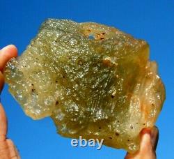 Libyan Desert Glass Meteorite Tektite impact specimen(2030 crt) Natural Hole