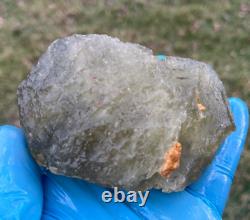 Libyan Desert Glass Meteorite Tektite impact specimen(2300 crt)Dimple Green Gem