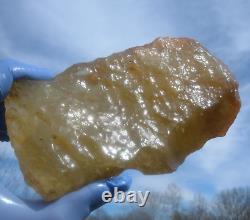 Libyan Desert Glass Meteorite Tektite impact specimen(2300 crt) Nice Color