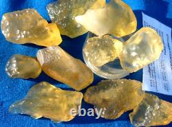 Libyan Desert Glass Meteorite Tektite impact specimen(2500 crt)Big Gem Lot#11