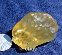 Libyan Desert Glass Meteorite Tektite impact specimen(260 crt)Fully Gem AAAAA