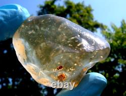 Libyan Desert Glass Meteorite Tektite impact specimen(270 crt) Super Gem AAAAA