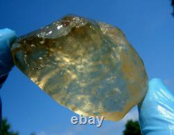 Libyan Desert Glass Meteorite Tektite impact specimen(270 crt) Super Gem AAAAA