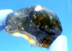 Libyan Desert Glass Meteorite Tektite impact specimen(275 crt)Cristobalites Gem