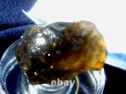 Libyan Desert Glass Meteorite Tektite impact specimen(275 crt)Cristobalites Gem