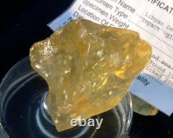 Libyan Desert Glass Meteorite Tektite impact specimen(280 ct)Cristobalite AAAA+