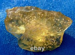 Libyan Desert Glass Meteorite Tektite impact specimen(280 ct) Cristobalite Gem