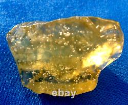 Libyan Desert Glass Meteorite Tektite impact specimen(280 ct) Cristobalite Gem