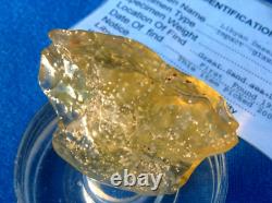 Libyan Desert Glass Meteorite Tektite impact specimen(280 ct) Cristobalite Gem