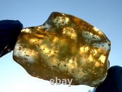 Libyan Desert Glass Meteorite Tektite impact specimen(280 ct) Cristobalite Gem