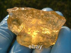 Libyan Desert Glass Meteorite Tektite impact specimen(280 ct) Cristobalite Gem