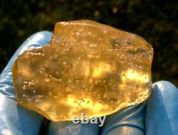 Libyan Desert Glass Meteorite Tektite impact specimen(280 ct) Cristobalite Gem