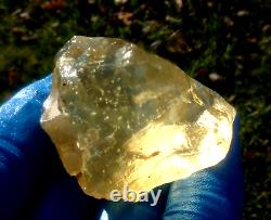 Libyan Desert Glass Meteorite Tektite impact specimen(300 crt)Dimples Best Gem