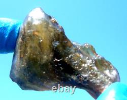 Libyan Desert Glass Meteorite Tektite impact specimen(305 ct)Dimples Super dark