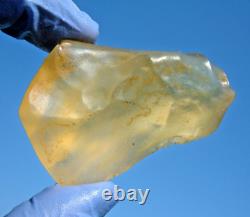 Libyan Desert Glass Meteorite Tektite impact specimen(310 crt)Super Gem AAAA+