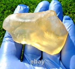 Libyan Desert Glass Meteorite Tektite impact specimen(310 crt)Super Gem AAAA+