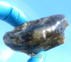 Libyan Desert Glass Meteorite Tektite impact specimen(310 crt)Very Dark Black