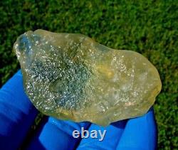 Libyan Desert Glass Meteorite Tektite impact specimen(320 crt)Dimples Super AAAA