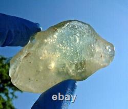 Libyan Desert Glass Meteorite Tektite impact specimen(320 crt)Dimples Super AAAA