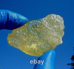 Libyan Desert Glass Meteorite Tektite impact specimen(320 crt)Dimples Super AAAA