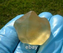 Libyan Desert Glass Meteorite Tektite impact specimen(325 crt)3 round Gems AAAA