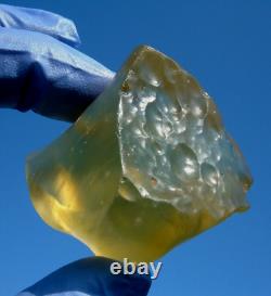 Libyan Desert Glass Meteorite Tektite impact specimen(325 crt)Super GemAAA A+