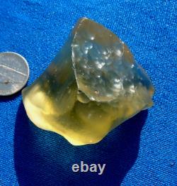 Libyan Desert Glass Meteorite Tektite impact specimen(325 crt)Super GemAAA A+