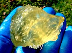 Libyan Desert Glass Meteorite Tektite impact specimen(325 ct)Dimples Super AAA+