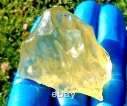 Libyan Desert Glass Meteorite Tektite impact specimen(325 ct)Dimples Super AAA+