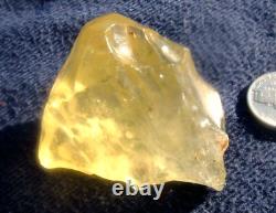 Libyan Desert Glass Meteorite Tektite impact specimen(325 ct)Dimples Super AAA+