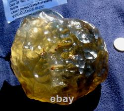 Libyan Desert Glass Meteorite Tektite impact specimen(3300 ct)Dimples Super A+