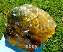 Libyan Desert Glass Meteorite Tektite impact specimen(3300 ct)Dimples Super A+