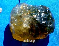 Libyan Desert Glass Meteorite Tektite impact specimen(3300 ct)Dimples Super A+