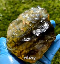 Libyan Desert Glass Meteorite Tektite impact specimen(3300 ct)Dimples Super A+