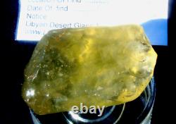 Libyan Desert Glass Meteorite Tektite impact specimen(335 crt)Super Gem AAAA+