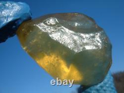 Libyan Desert Glass Meteorite Tektite impact specimen(335 crt) Yellow Gem AAAA+