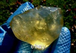 Libyan Desert Glass Meteorite Tektite impact specimen(335 crt) Yellow Gem AAAA+