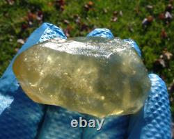 Libyan Desert Glass Meteorite Tektite impact specimen(335 crt) Yellow Gem AAAA+