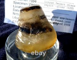 Libyan Desert Glass Meteorite Tektite impact specimen(340 crt) one of its kind