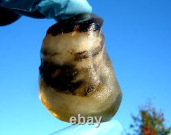 Libyan Desert Glass Meteorite Tektite impact specimen(340 crt) one of its kind