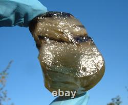 Libyan Desert Glass Meteorite Tektite impact specimen(340 crt) one of its kind