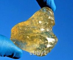 Libyan Desert Glass Meteorite Tektite impact specimen(340 ct) Dimples Gem AAA+